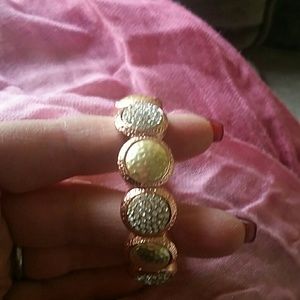 Rose gold costume bracelet